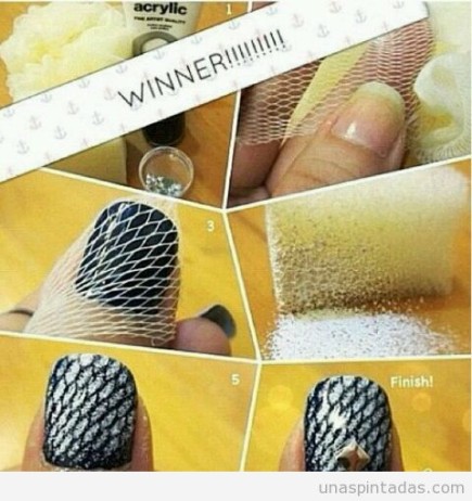 tutorial-diseño-decoracion-uñas-truco-rejilla-esponja-nail-art-435x462